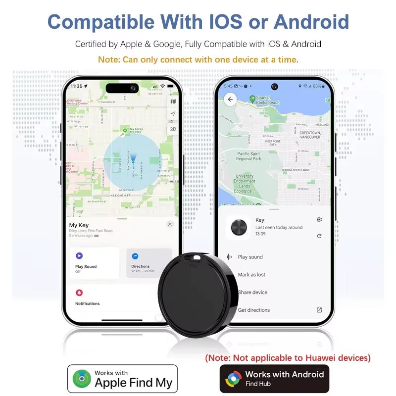 Airtag for Android Compatible Google Find My Item Finder Versatile Tracker for Keys Wallets Luggage